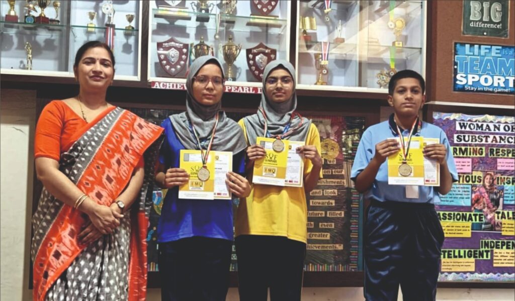 Pearl Drop School Hosts SOF Maths Olympiad Prize Distribution Ceremony 2026; Students from Grades 1–8 Honoured