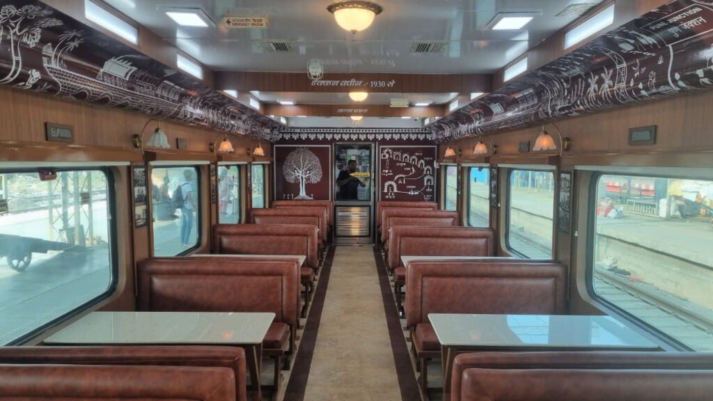 Pune: Deccan Queen Express Dining Car Revamped With Warli Art, Blending Heritage With Modern Comfort