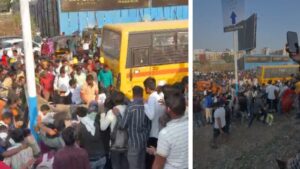 Pune: Delivery Boy Killed After School Bus Hits Tractor Trolley In Baner