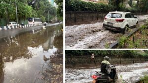 Pune: Rainfall Exposes Kalyani Nagar’s Crumbling Infrastructure; Severe Waterlogging Sparks Chaos