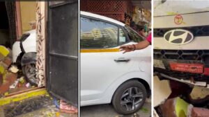 Pune: Speeding Car Crashes Into House In Ghorpade Peth, Narrow Escape Reported
