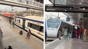 Viral Video: Vande Bharat Slows Down As Late Passengers Plead, Internet Divided