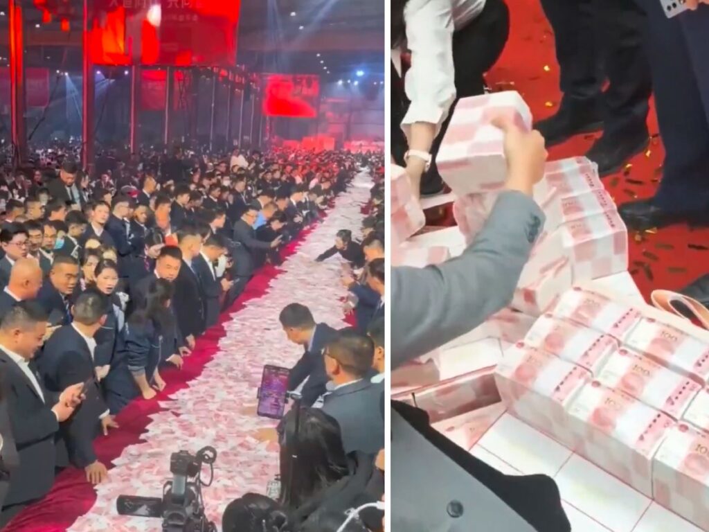 Company Distributes ₹240 Crore Bonus; Employees Seen Carrying Cash In Bags