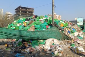 pune, baner, balewadi, sai chowk, garbage segregation, footpath encroachment, civic issues, pmc, waste management, residents protest, urban cleanliness, maharashtra news
