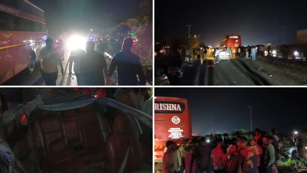 Fatal Crash Near Manchar on Pune–Nashik Highway Claims Three Lives; Two Children Critically Injured