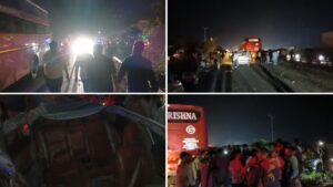 Fatal Crash Near Manchar on Pune–Nashik Highway Claims Three Lives; Two Children Critically Injured
