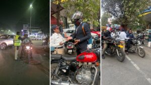 Pune Traffic Police Crack Down On Triple Riding, Modified Silencers and Drunk Driving; ₹51 Lakh Fine Collected 