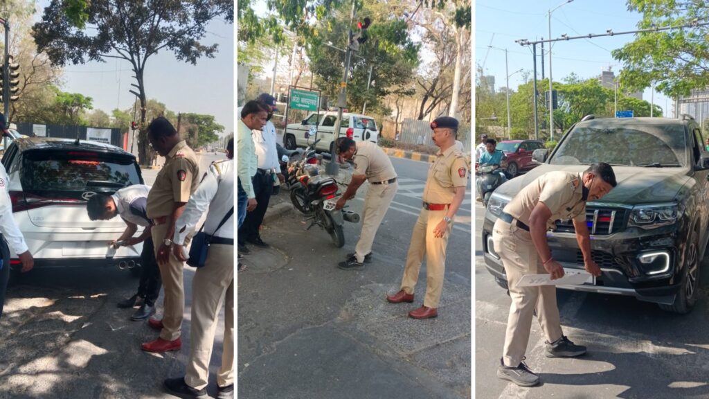Pimpri Chinchwad Police Launch Crackdown On Illegal Fancy Number Plates