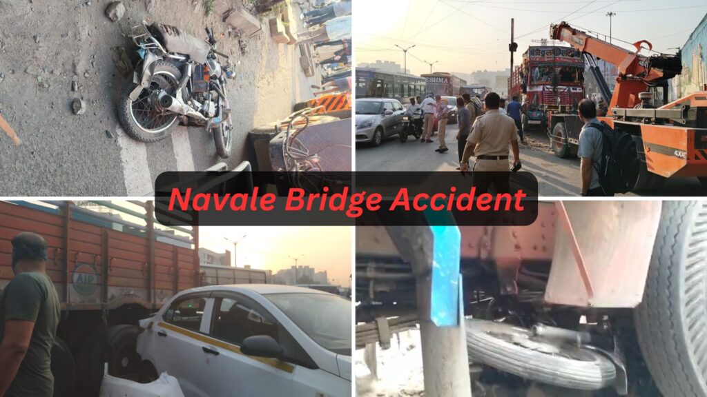 Pune: Speeding Truck Triggers Multi-Vehicle Crash Near Navale Bridge; Biker Killed