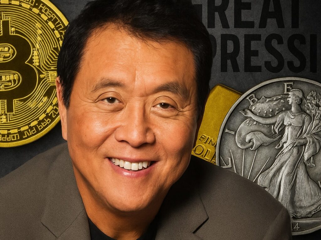 ‘Biggest Bubble Bust’: Robert Kiyosaki Predicts Gold At $35,000, Bitcoin At $750,000