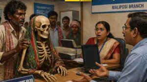 Bizzare: Man Returns With Sister’s Skeleton As Proof She's Dead to Bank After Repeated Difficulties in Claiming Money