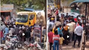 Boy Rescued After Getting Trapped RMC Truck In Undri; Locals Act Swiftly