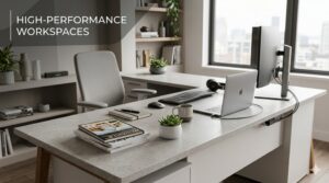 Designing High-Performance Workspaces with Engineered Surfaces for Modern Desks & Tables