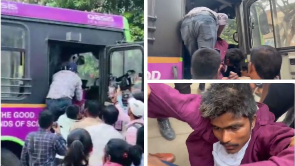 Drunk Man Hijacks PMPML Bus in Pune, Police Stop Vehicle on JM Road; Major Tragedy Averted