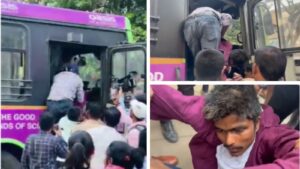 Drunk Man Hijacks PMPML Bus in Pune, Police Stop Vehicle on JM Road; Major Tragedy Averted