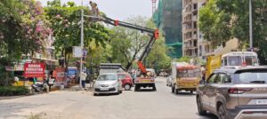 Pune: 80 Streetlight Poles Installed In NIBM Annexe After Two-Year Citizen Media push