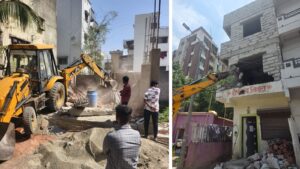 PCMC Clears Over 45,000 Sq Ft Of Illegal Constructions In Three-Day Anti-Encroachment Drive