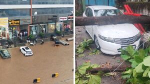 Pune: 104 mm Rain Pounds Khadakwasla Ward Office Limits In 90 Minutes; Flooding and Tree Falls Disrupt Normal Life