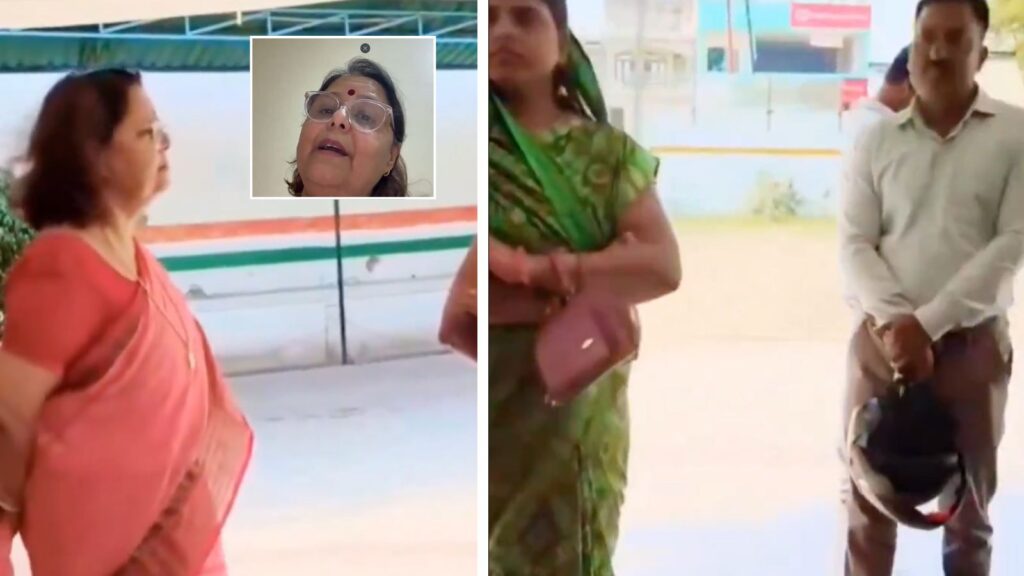 UP School Row: Principal Shouts ‘You Shut Up, Get Lost, Gawar’ at Mother Over Book Purchase; Viral Video Sparks Outrage