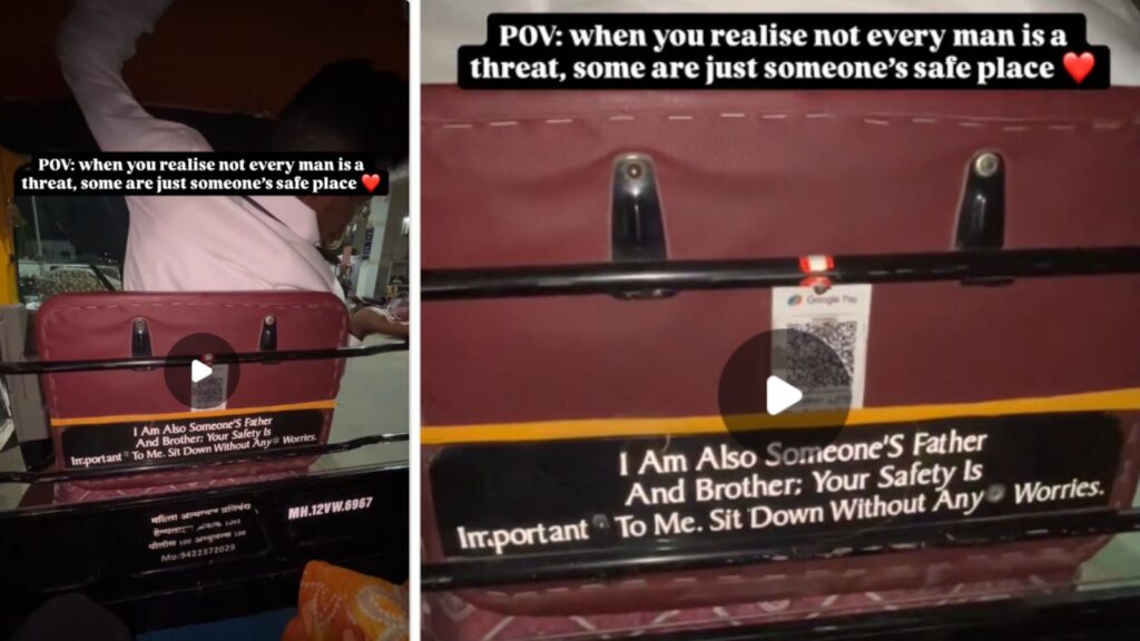 "I Am Also Someone’s Father and Brother..": A Small Message in a Pune Auto-Rickshaw Wins Hearts Across the Country