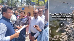Pune Civic Body Suspends Two Engineers After STP Failure Pollutes Pashan Lake, Triggers Fish Deaths