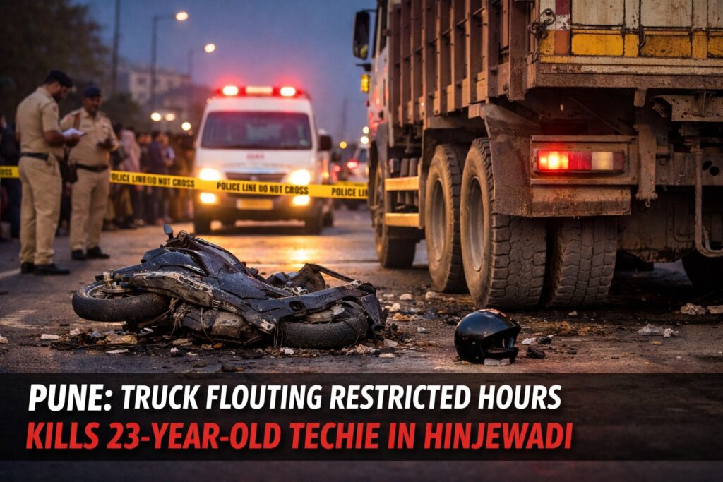 Pune: Truck Flouting Restricted Hours Kills 23-Year-Old Techie in Hinjewadi