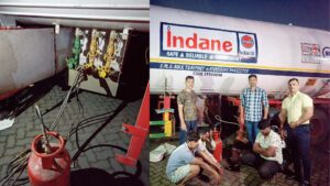 Pune Police Bust Illegal LPG Refilling Gang Near Chakan, Three Arrested, Goods Worth ₹49.57 Lakh Seized