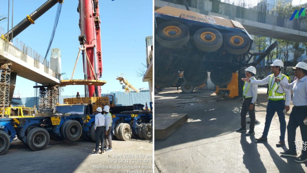 Beam Collapse At BKC Metro Site Triggers Scare, Traffic Diverted