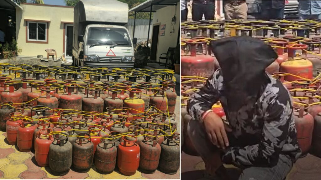 Pune: Illegal Domestic LPG Cylinder Racket Busted In Handewadi; 103 Cylinders Seized, One Arrested