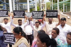 Pune: Shiv Sena Holds Jal Pujan, Credits Residents Forum For Commissiong Mohamadwadi Water Tanks 