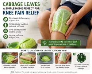 Cabbage Leaves Emerging as Popular Home Remedy for Knee Pain Relief