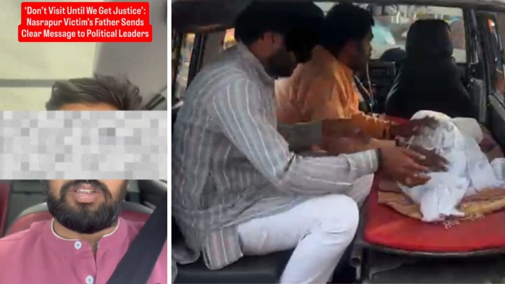 Father of Nasrapur Victim Urges Politicians to Stay Away Until Justice Is Served