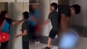 Lift Clash Caught on CCTV: Minor Argument Escalates Into Physical Fight, Viral Video Sparks Debate