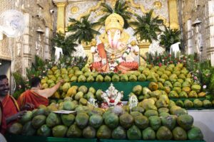 Pune: Dagdusheth Ganpati Offered 5,000 Tender Coconuts During ‘Shahale Mahotsav’ 