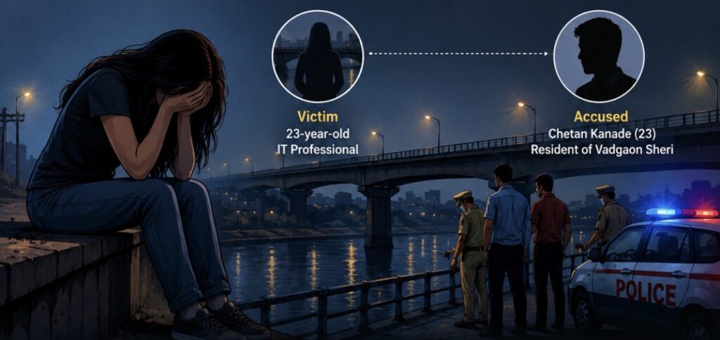 23-Year-Old IT Professional Dies by Suicide in Pune by Jumping Into River; Boyfriend Arrested