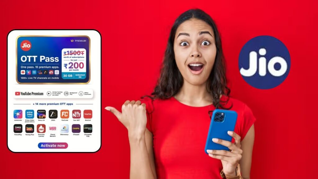Jio Launches Rs 200 OTT Pass With 15 Apps, 1,000 TV Channels And 30GB Data