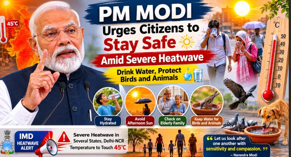 'Please Stay Hydrated'; PM Modi Urges Public to Take Precautions Amid The Rising Heatwaves