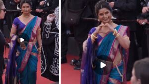 Prajakta Mali Brings Maharashtrian Tradition to Cannes 2026 in Elegant Nauvari Saree Look