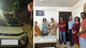 Pune: Kalyani Nagar Residents Honour Yerawada Traffic Officer For Tackling Illegal Parking Woes