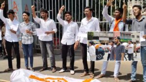 Pune: ABVP Holds Protest March Against Alleged NEET Irregularities, Demands Transparent Exam System
