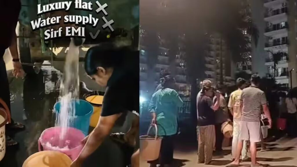 Watch Video: Crore-Worth Flats, But Residents Queue Up For Buckets Of Water In Noida Luxury Society