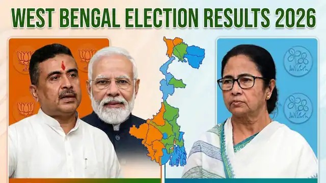 Wave of Change: West Bengal Election Results 2026 Indicate BJP Leading In Jhargram, CM Face Debate Intensifies