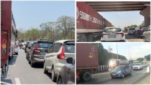 Mumbai-Pune Expressway Choked for 5–6 Hours; Massive Traffic Jam Leaves Commuters Stranded in Lonavala Ghat