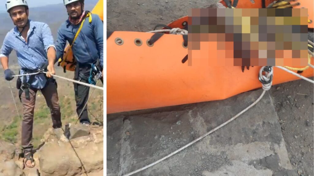 Pune - Missing Woman from Chinchwad Found Dead at Sinhagad Fort After Two-Day Search Operation