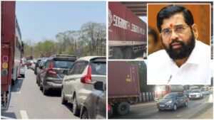 Eknath Shinde Orders Toll Waiver on Mumbai-Pune Expressway Amid Massive Traffic Jam