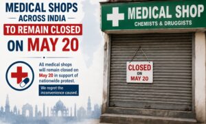 Medical Shops Across India To Remain Closed On May 20 