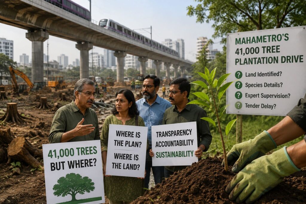 Pune: Activists Seek Clarity On MahaMetro’s 41,000-Tree Plantation Plan