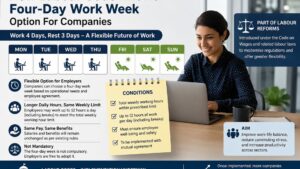 New Labour Code Allows Four-Day Work Week Option For Companies