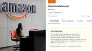 Amazon Hyderabad Job Post Triggers Debate After Requiring Employees To Stand Or Walk For Up To 12 Hours Per Shift