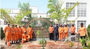 5th Battalion NDRF Pune Plants 1,500 Saplings On World Environment Day
